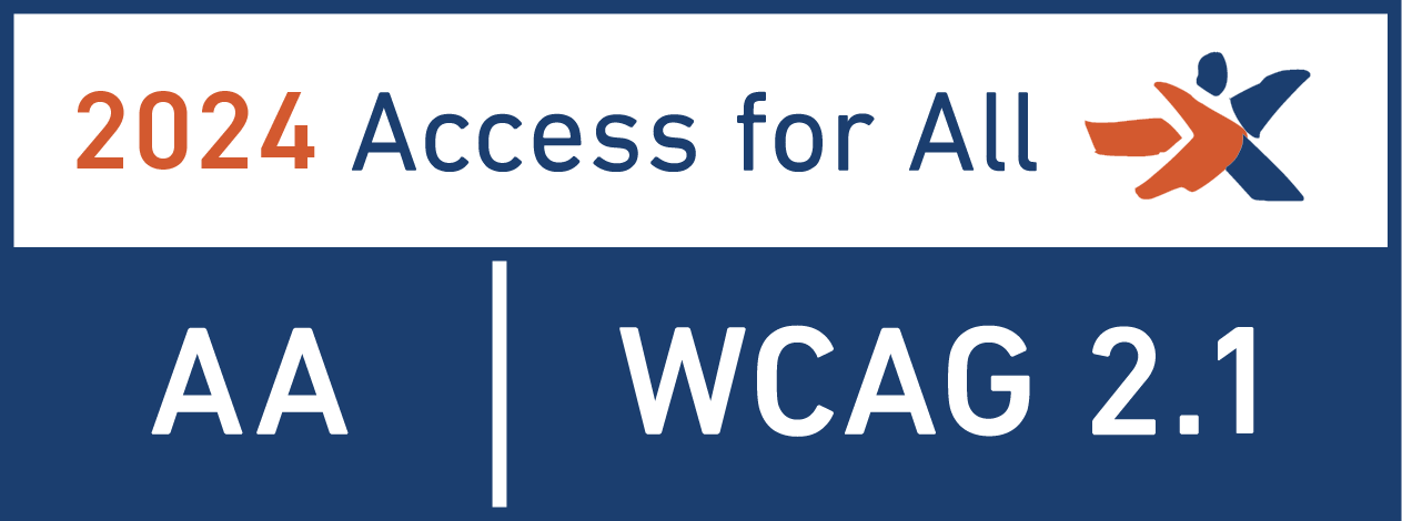 Accessible website conformity WCAG 2.1 AA certified by Access for All